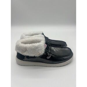 Hey Dude Wendy Fold Metallic Shine Women's 10
